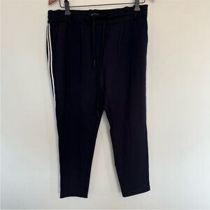 Only Women’s Navy Joggers with White Stripe Size L